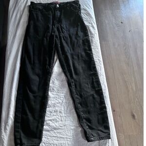 WAX JN Butt I‎ Love You Black Denim Jeans Size 13/ 31